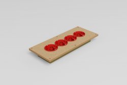 Звукоизоляционный подрозетник 4-секционный SoundGuard GL-BOX 4