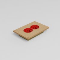 Звукоизоляционный подрозетник 2-секционный SoundGuard GL-BOX 2